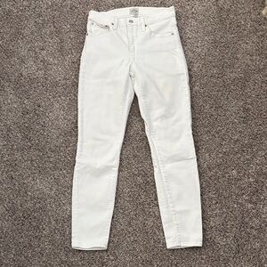 J. Crew Women's Crisp White Skinny Jeans